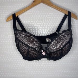 Curvy Kate 34G Black Lace Bra